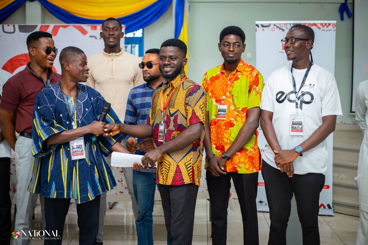 Parliamentary Network Africa (@pnafricawatch) on Twitter photo CHARTING THE WAY FORWARD 🎯
We wrapped up the National Youth Mock Parliament with inspiring words from PNAfrica’s ED, <a href="/SammyObeng/">Sammy Obeng</a>, and fun moments to end on a high! ✨💬🎉
#GHYouthNationalMockParliament #YouthVoices CHARTING THE WAY FORWARD 🎯
We wrapped up the National Youth Mock Parliament with inspiring words from PNAfrica’s ED, <a href="/SammyObeng/">Sammy Obeng</a>, and fun moments to end on a high! ✨💬🎉
#GHYouthNationalMockParliament #YouthVoices