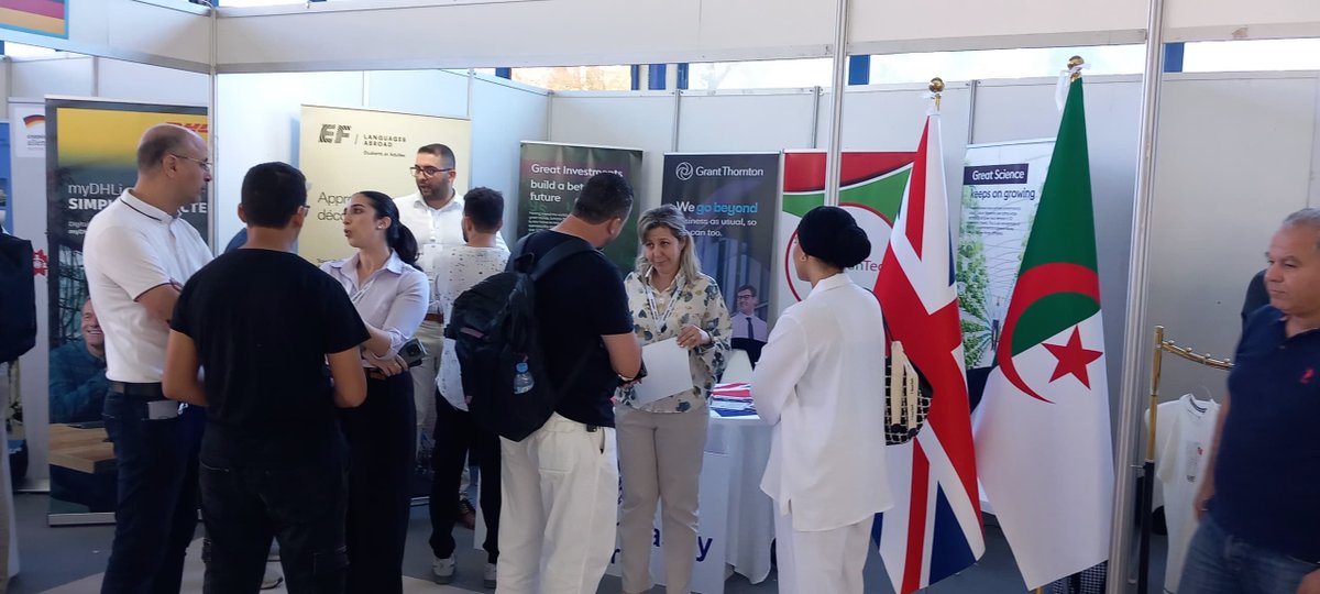 Our <a href="/biztradegovuk/">Department for Business and Trade</a> team attended the 56th International Fair of Algiers to promote UK expertise &amp; meet potential Algerian partners to strengthen trade ties 🇬🇧🤝🇩🇿