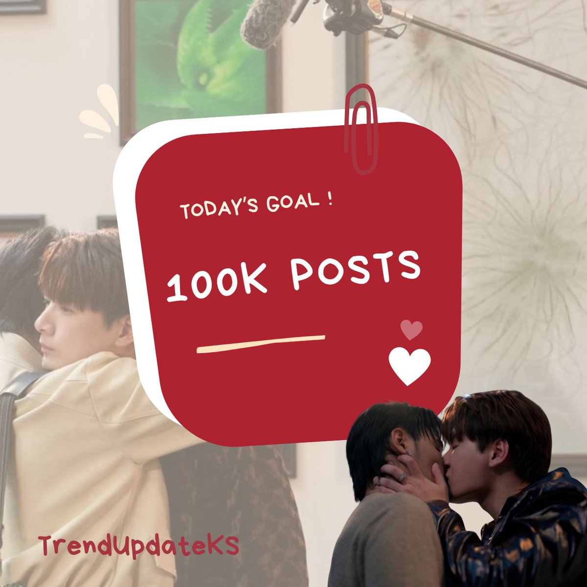 TrendUpdateKS's tweet photo. 100K ✨ 

Keep the energy up Peraya ! 

#TheExMorningEP7 https://t.co/nqK3LFn24d