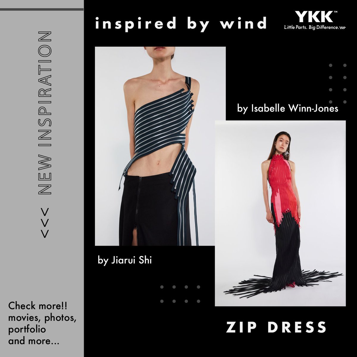 🚨 NEW INSPIRATION ALERT 🚨

We’ve teamed up with 6 talented students from the London College of Fashion to bring you a bold new vision of sustainable fashion—powered by YKK fastening products.

🔗 ykkdigitalshowroom.com/en/gf/inspirat…

👉 Check it out now in our Digital Showroom!