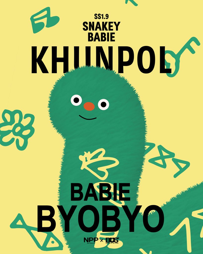 NPPBOX's tweet photo. “🧭”

คุณคือ…BABIE BYOBYO 🐍🧭
DESIGNED BY #KHUNPOL

น้อนเบบี้เบียวเบียว #NPPSnakeyBabie
เป็นตัวของตัวเอง ชอบแอบเลื้อยหนีไปเที่ยวเล่น
มักเก็บความทรงจำสนุก ๆ ไว้เป็นลายบนตัว

#NPPxBUS SEASON 1.9 
 PRE-ORDER STARTS
📍 06.07.25 6PM (GMT+7)

*All designs showcased in this collection
are exclusively co-created by BUS because of you i shine
 
#NPPBOX
#BUSbecauseofyouishine
#COCREATEDWITHNPPBOX