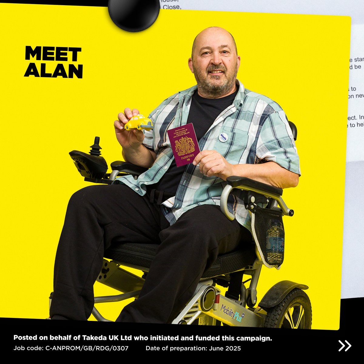Ataxia_aware's tweet photo. 1 in 17 people in the UK will be affected by a #RareDisease but the realities of living with one often go untold. Learn about my story and why my Passport is significant to me in my #RD journey
Visit the #IAmNumber17 website to learn
https://t.co/Wh8YcHlDrp https://t.co/yKKuGTMk7i