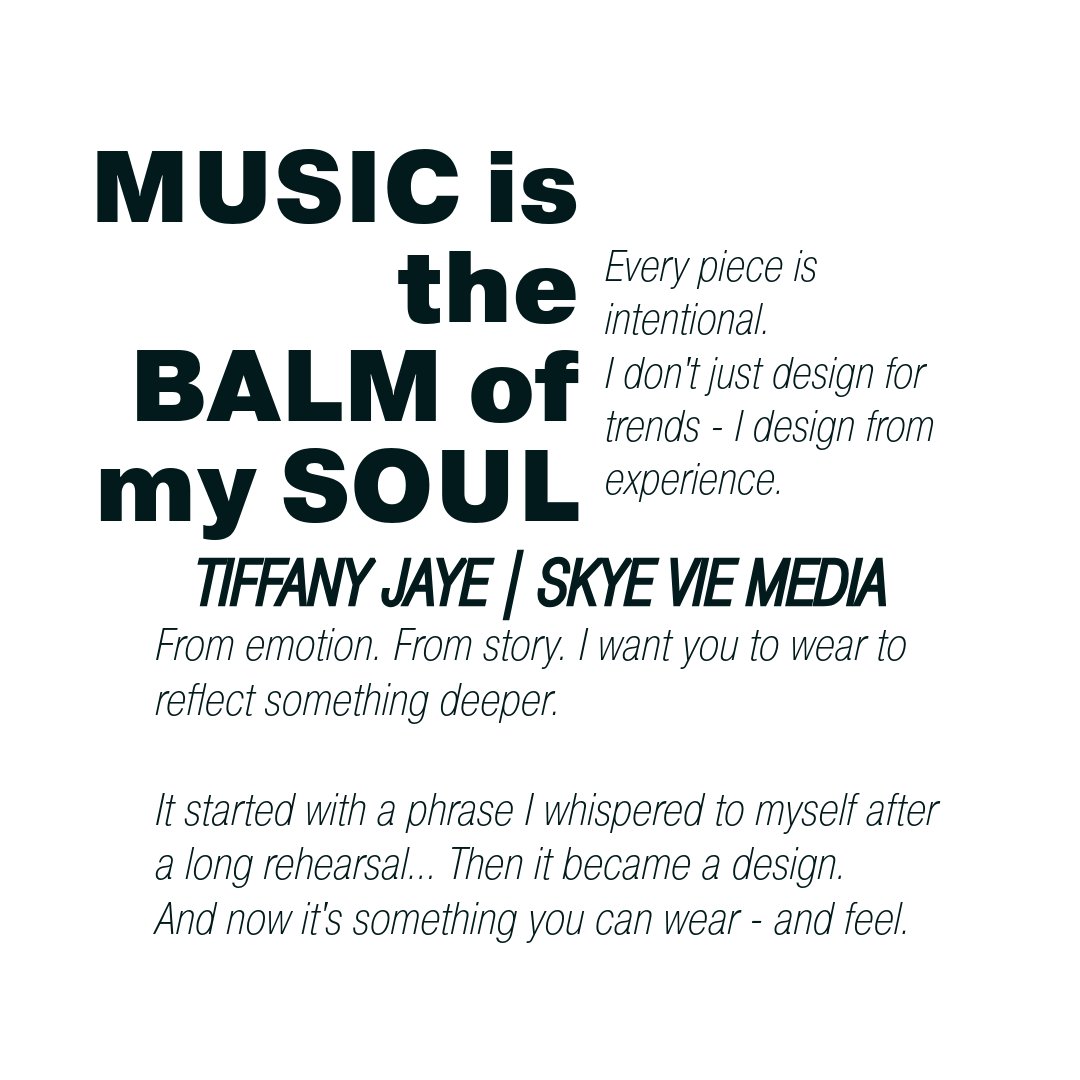 MUSIC is the BALM of my SOUL - more than a phrase.
