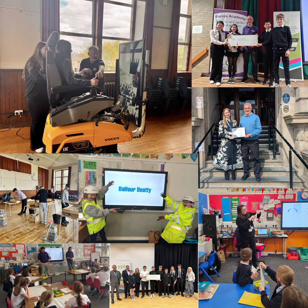 DYWMoray's tweet image. An April, May and June recap...📸
As we enter the school summer holidays we are reflecting on a busy few months of some great in-school activities, employer recognitions, career fairs, our recent thank you event, land based sector day and lots more!🤩