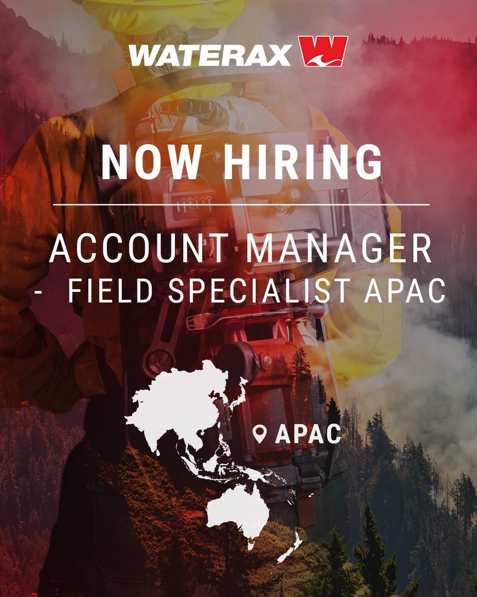 🌎 We’re growing our team! 🚀 Join a company that’s dedicated to supporting firefighters around the world. We’re hiring:
✅ Account Manager – Field Specialist (EMEA) Bring your passion, skills, and global mindset to WATERAX!
Explore these open positions 👉 waterax.com/en/careers