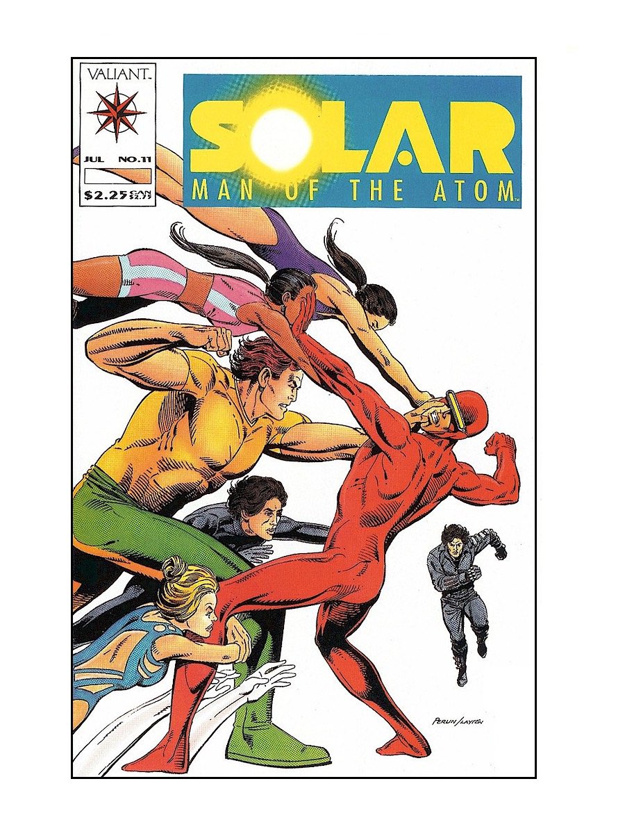 Bob_Layton's tweet image. #ThrowbackThursday: published this month in 1993, Solar:Man of the Atom #11 featured a cover by the late Uncle Don Perlin and me.
@valiantcomics #solarmanoftheatom