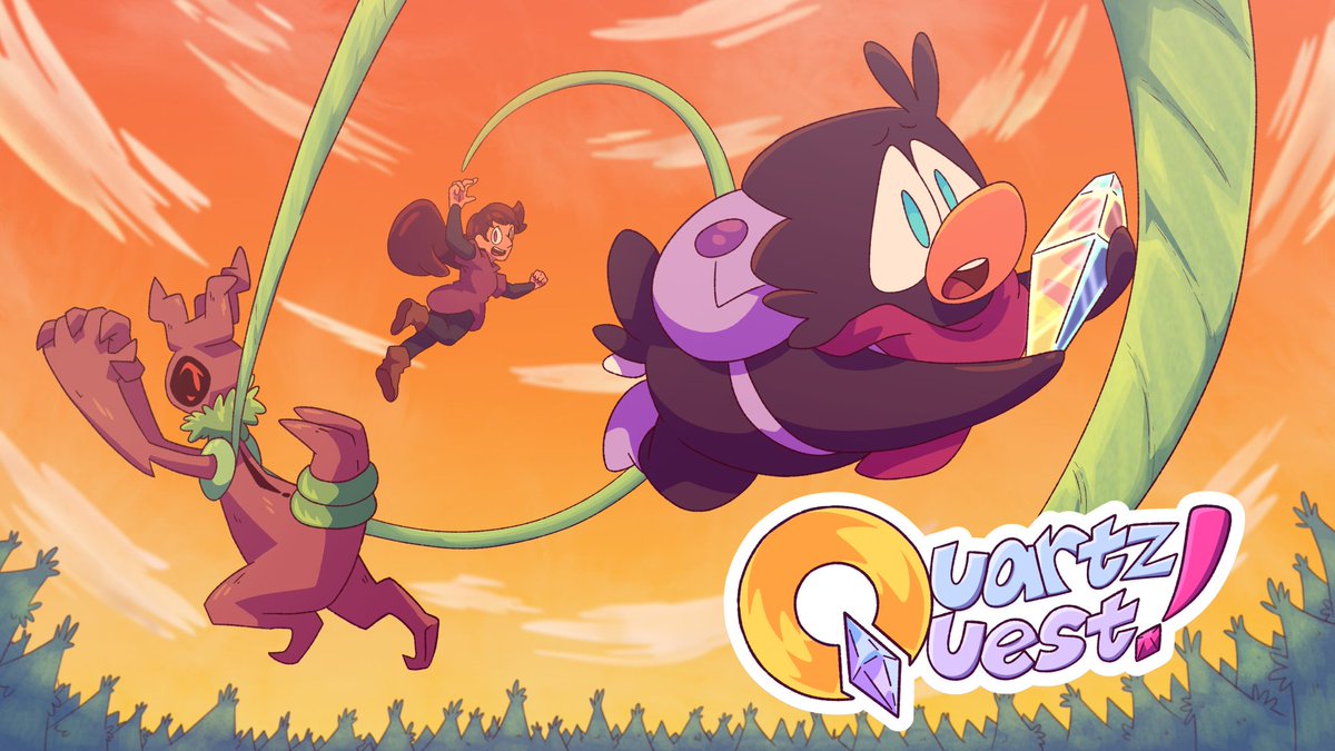 quartz_quest's tweet image. Take a look at the Title Card Illustrations for each Quartz Quest episode so far, plus a little sneak peak for episode 4's title card!
#indieanimation