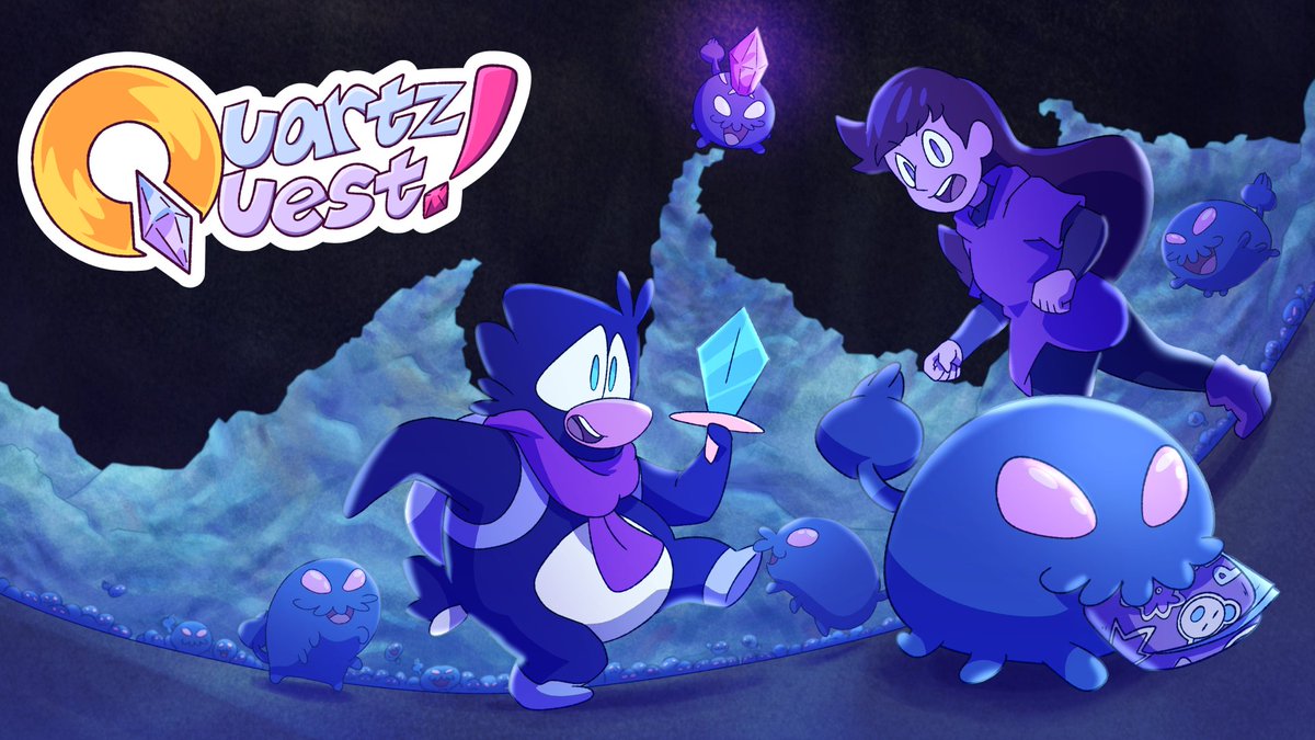 quartz_quest's tweet image. Take a look at the Title Card Illustrations for each Quartz Quest episode so far, plus a little sneak peak for episode 4's title card!
#indieanimation