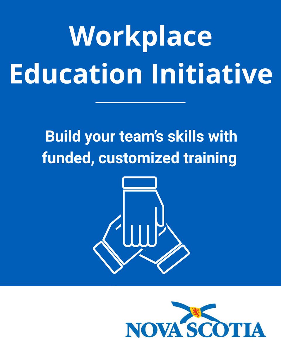 Workplace education training is relevant, practical and designed to meet people where they’re at — helping teams learn, grow and succeed together. 

🤝Connect with a member of our team: novascotia.ca/lae/workplace-…