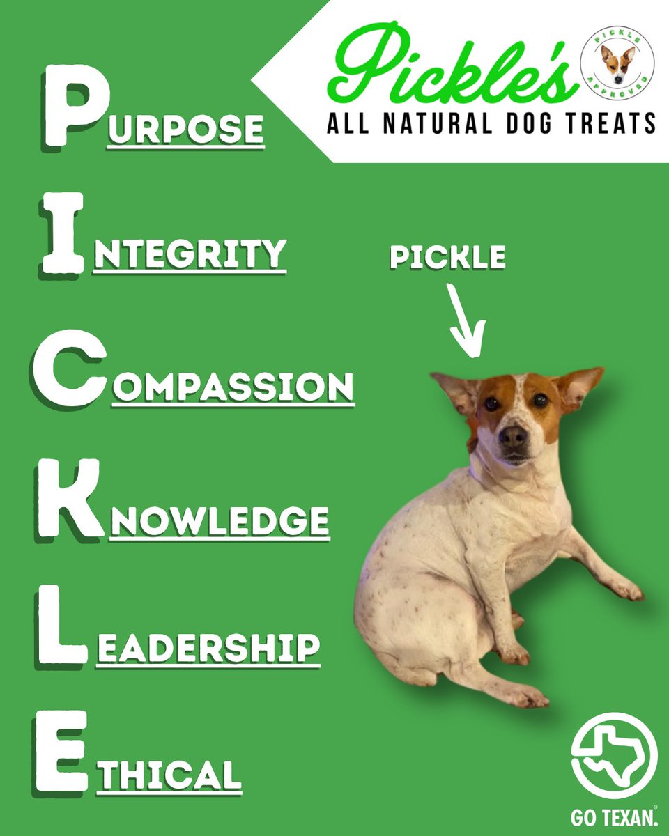 GOTEXAN's tweet image. Commissioner Sid Miller wants you to know that Pickles Dog Treats are made with real ingredients and real care. Our pets deserve the best—and that’s exactly what this brand delivers.
#GOTEXAN #TexasEats #SupportTexas #TexasGrown #LocalPride