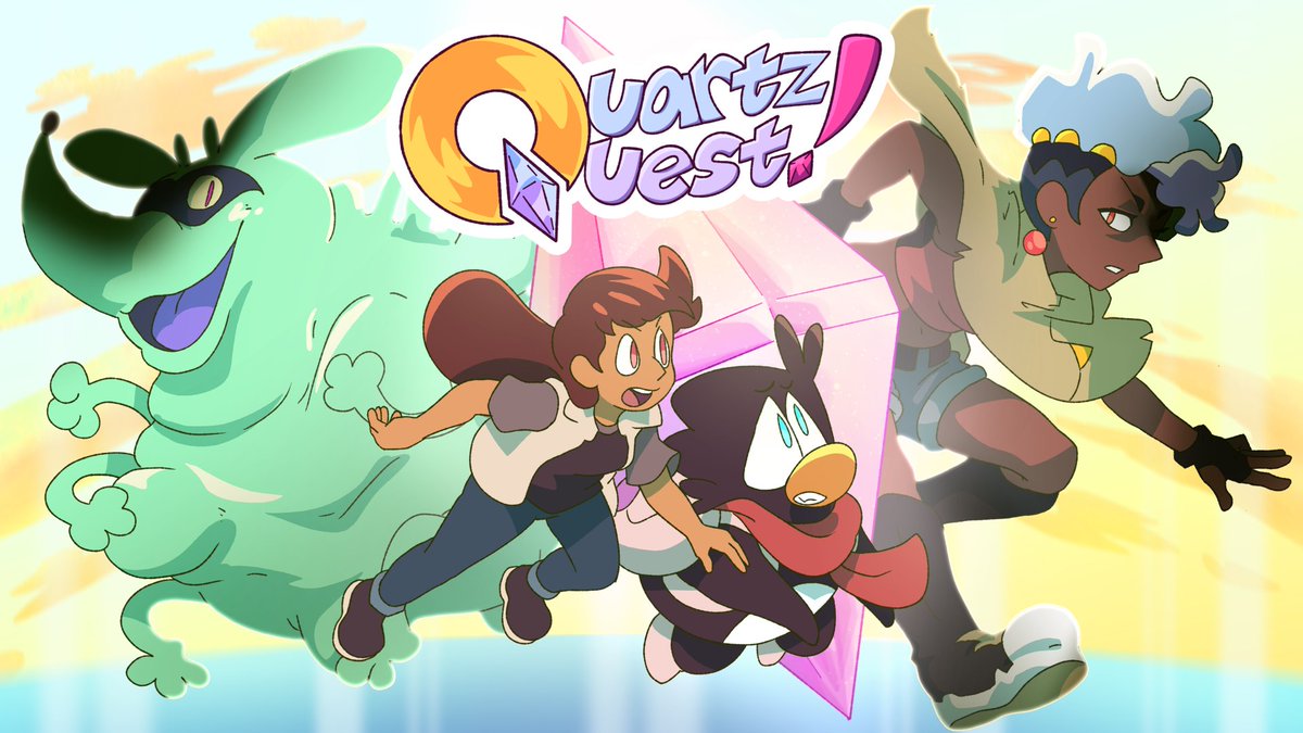 quartz_quest's tweet image. Take a look at the Title Card Illustrations for each Quartz Quest episode so far, plus a little sneak peak for episode 4's title card!
#indieanimation