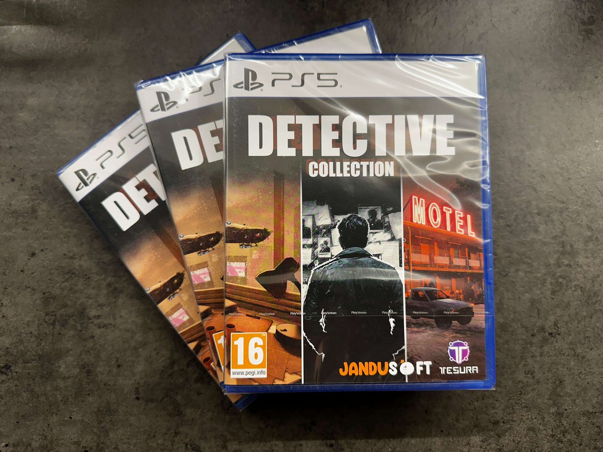 TesuraGames's tweet photo. Gather clues in the 3x1 #DetectiveCollection 🔍 pack for #PlayStation5!

Three unique, different games together in one Physical Edition!

Use logic to put all the pieces in place and grab yours now!
🧩 https://t.co/MiBhlQkQMO

@JanduSoft @K148_GS https://t.co/XhdFtc3azm