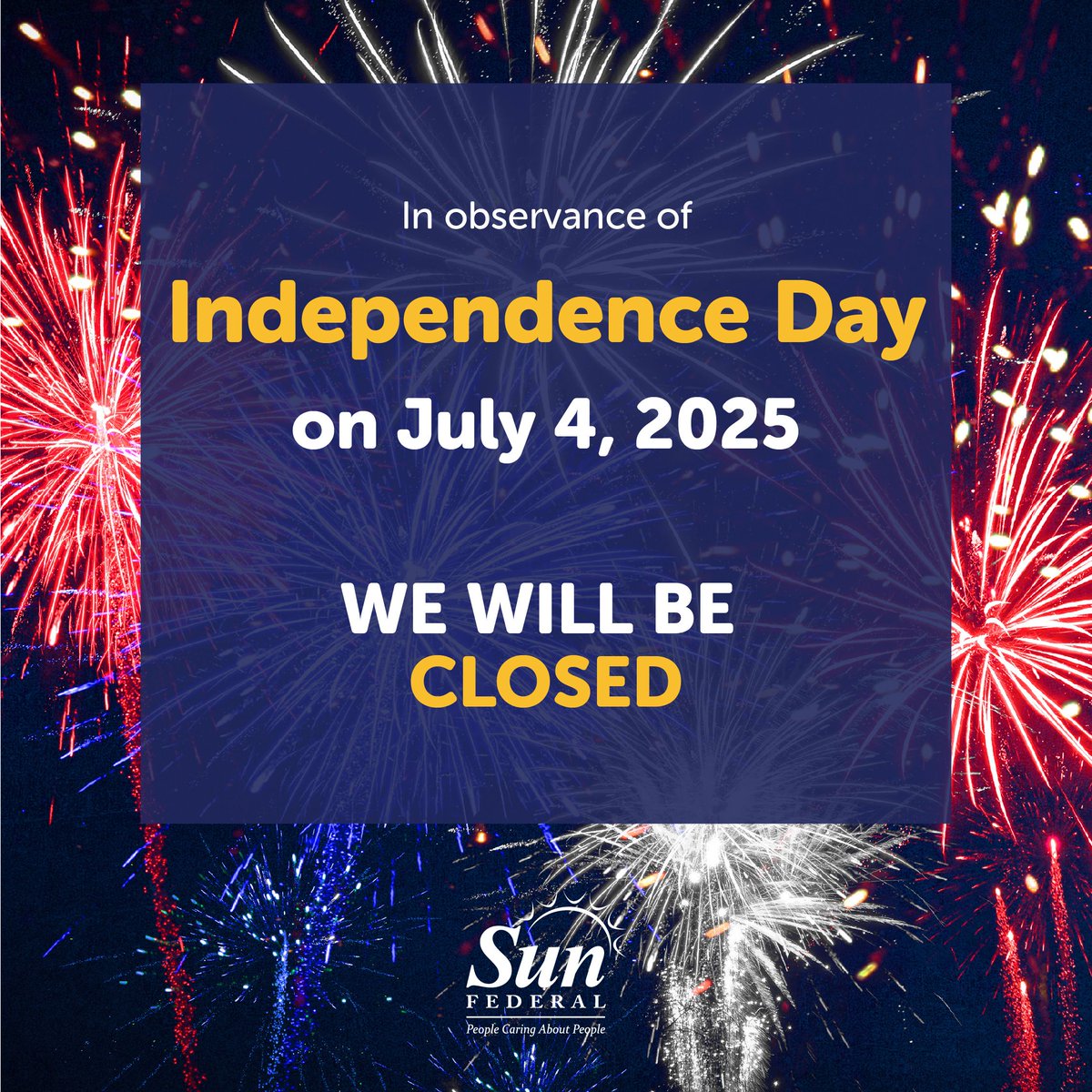 In observance of Independence Day, our offices will be closed on Friday, July 4. We will resume our normal business hours Monday, July 7 at 8am.