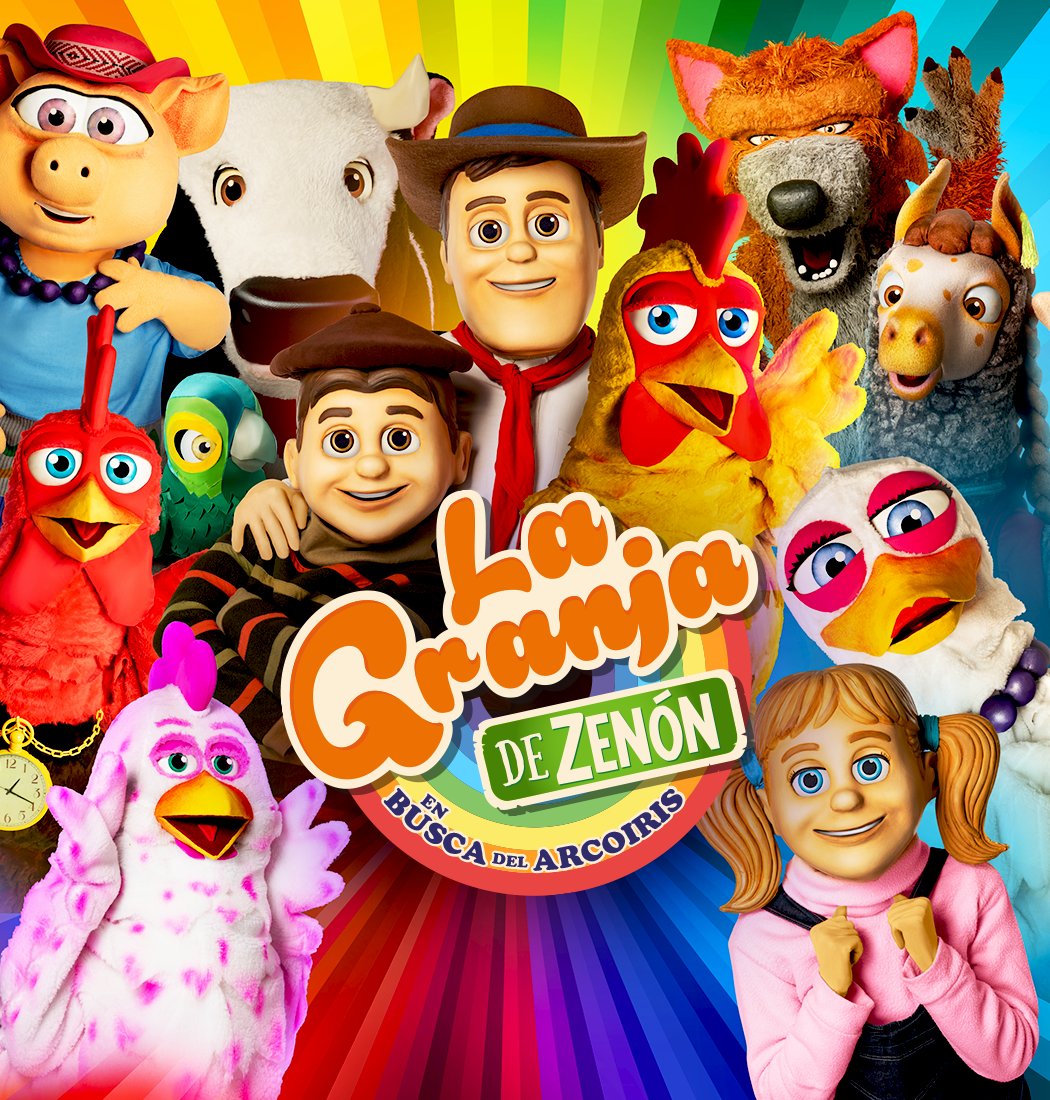 🌈 La Granja de Zenón presenta su nuevo espectáculo EN BUSCA DEL ARCOÍRIS!

Disfruta en familia junto a los amigos de la Granja: Zenón, Tito, Pinto, el gallo Batolito y los demás👨🏼‍🌾🐔🐮🐑. 

📍Santiago, Ourense y A Coruña 

🎟️ entradas.ataquilla.com/es/ventaentrad…