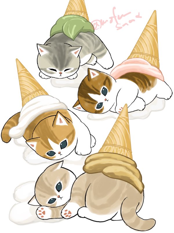 #ソフトクリームの日

溶けちゃった。