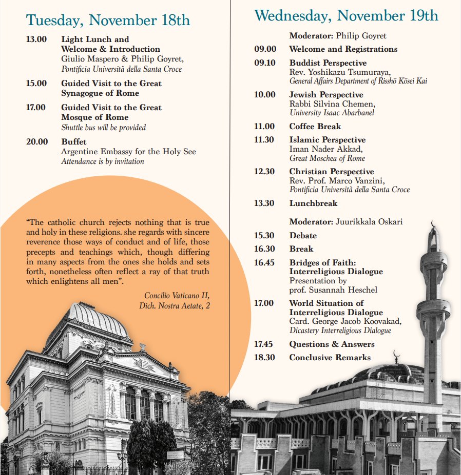 <a href="/HeschelKULpl/">Centrum Heschela KUL</a>  is a partner in an international seminar organized by the Pontifical University of the Holy Cross in Rome to mark the 60th anniversary of the conciliar declaration “Nostra aetate” (1965).

heschel.kul.pl/en/nostra-aeta…