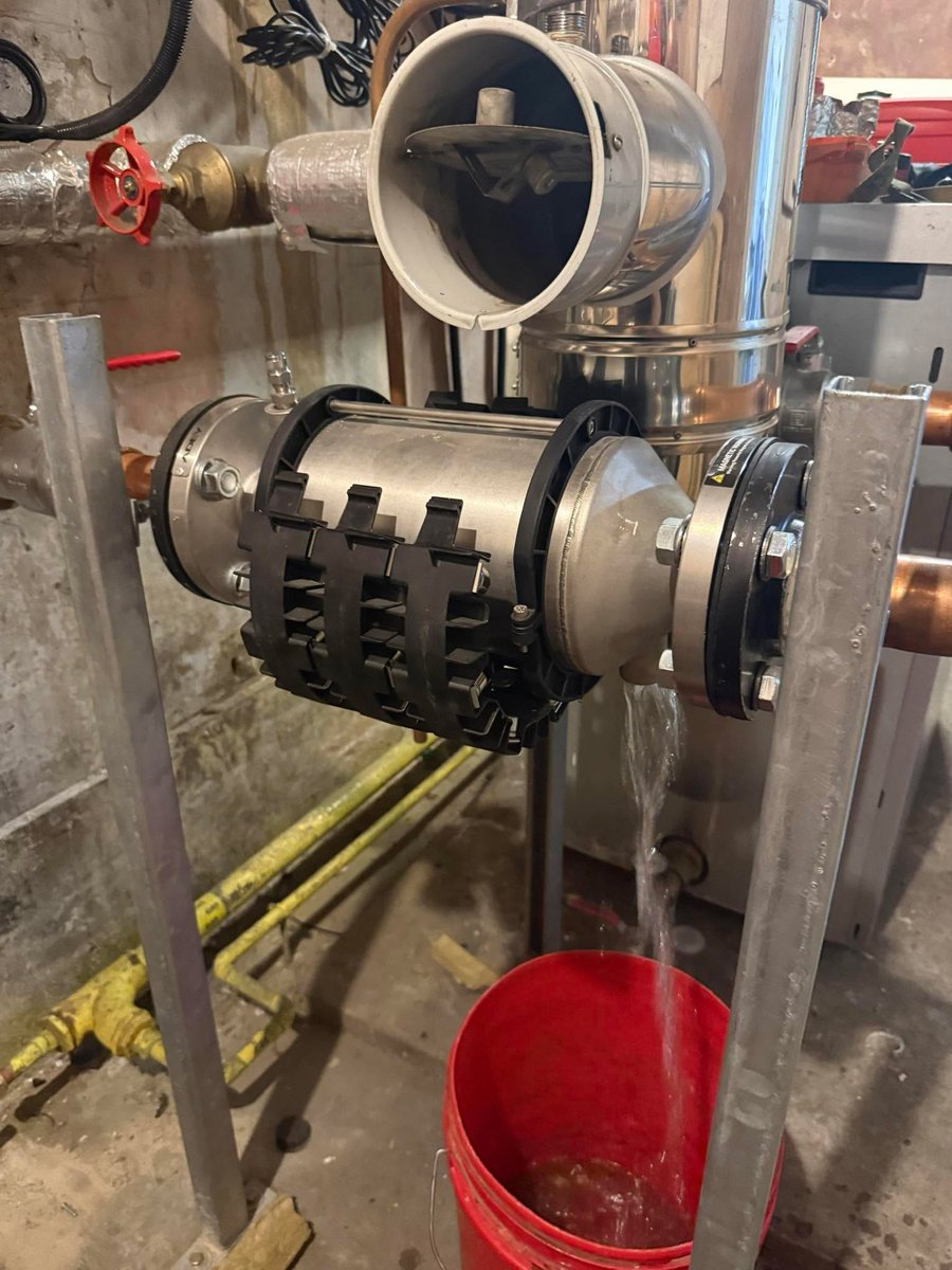 Space-restricted plant room? Meet the MagnaClean DRX® 👋

Compact, lightweight, &amp; easy to service with just 150mm clearance! It also fits horizontal or vertical setups for ultimate flexibility. 

Big thanks to Chris Lee for the pics! 
→ bit.ly/4nvknEb

#ADEYCommercial