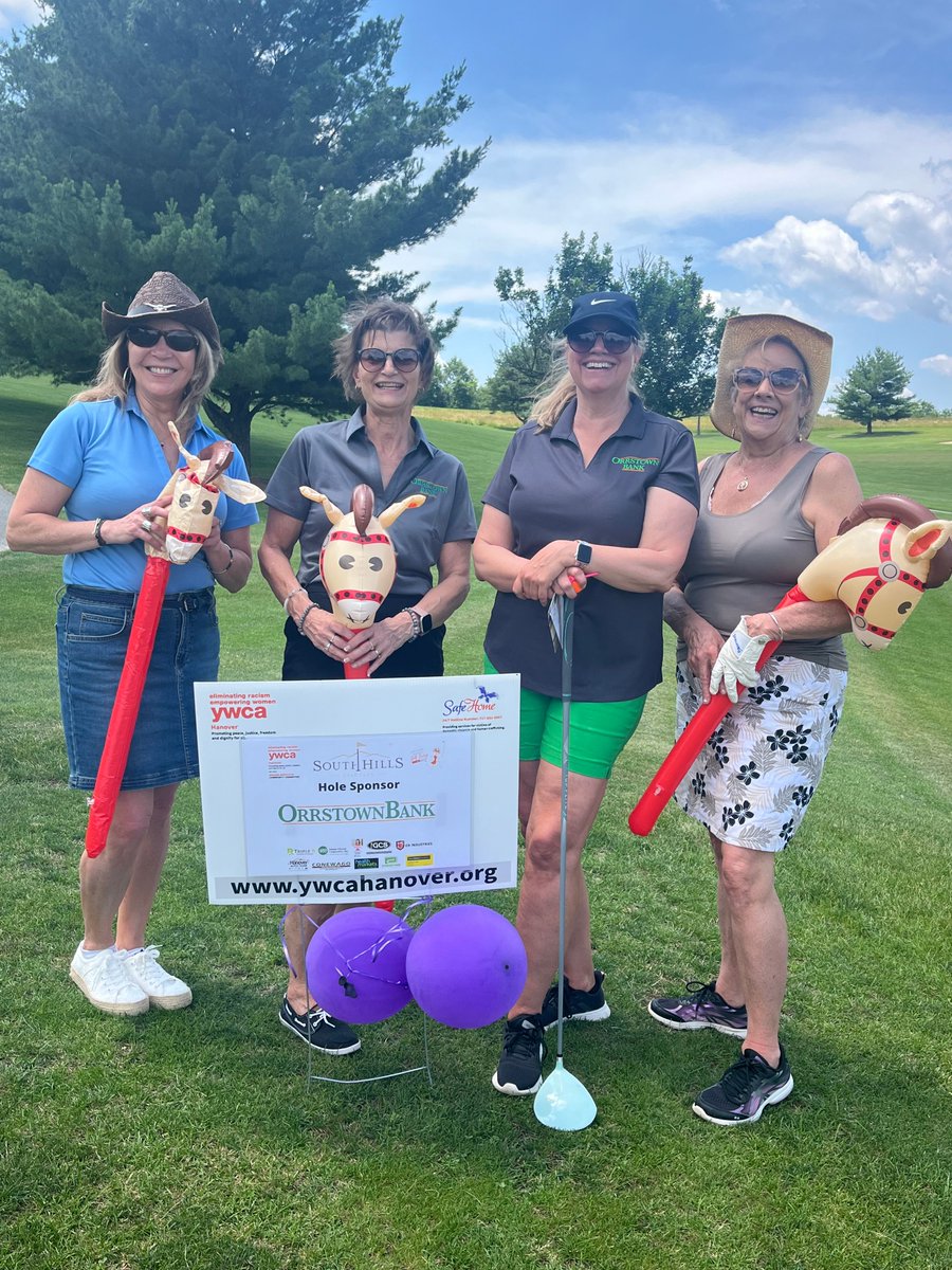 🤠⛳ Saddle up! The Wild West hit the green at the YWCA Par Tee Golf Event, with our bankers dressed to impress! 🏦💼 Noelle, Dawn, and Karen brought the flair and firepower—yee-haw! 🐎🌵 #YWCAParTee #WildWestBankers #GolfWithGrit #BankingOnFun #OrrstownStrong