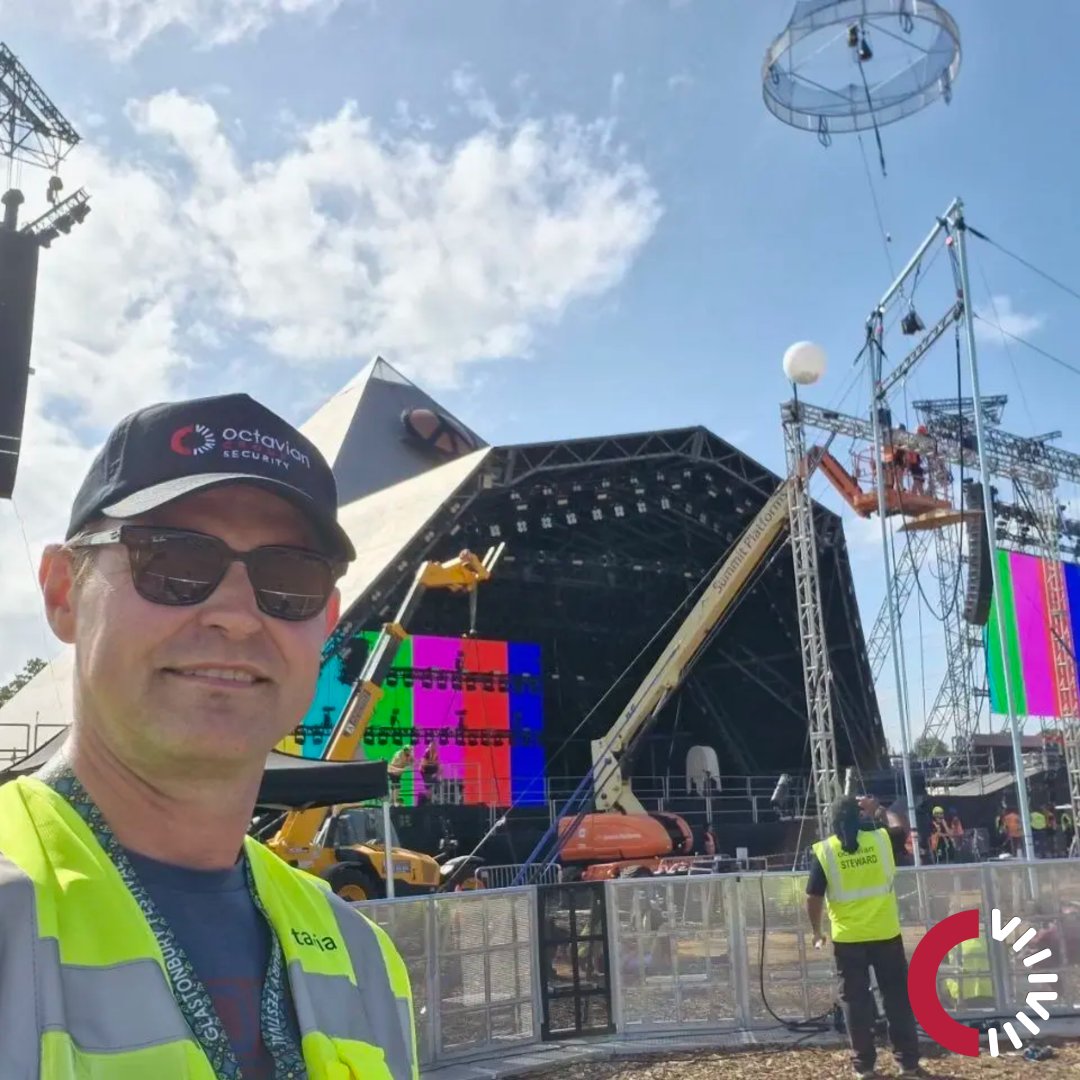 OctavianSec's tweet photo. Glastonbury 2025 🎪🎶

Keeping our clients and property safe.

#octaviansecurity #sia #Glastonbury2025 #eventsecurity #octaviangroup https://t.co/Z1G6pDG6iZ