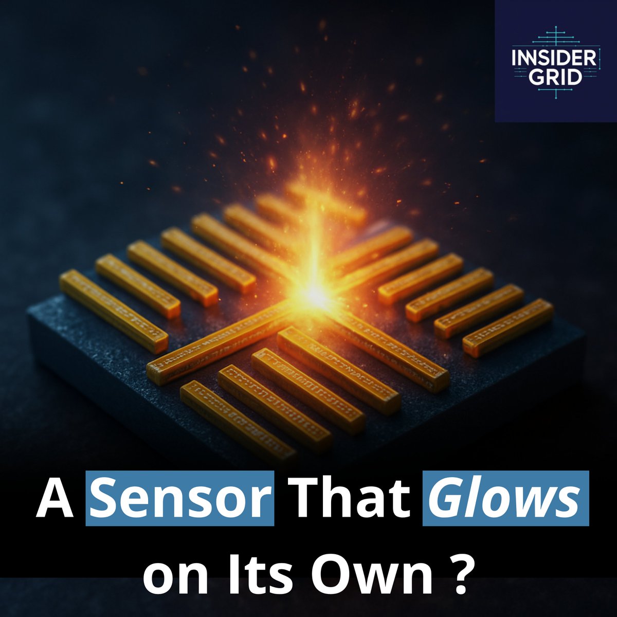 InsiderGrid's tweet photo. A biosensor that glows on its own? Yes—thanks to quantum tunneling!

EPFL scientists built a chip that detects biomolecules at picogram levels using self-emitted light—no lasers needed.

Tiny, powerful, and ready for real-world diagnostics. https://t.co/0t5jFrFEz3