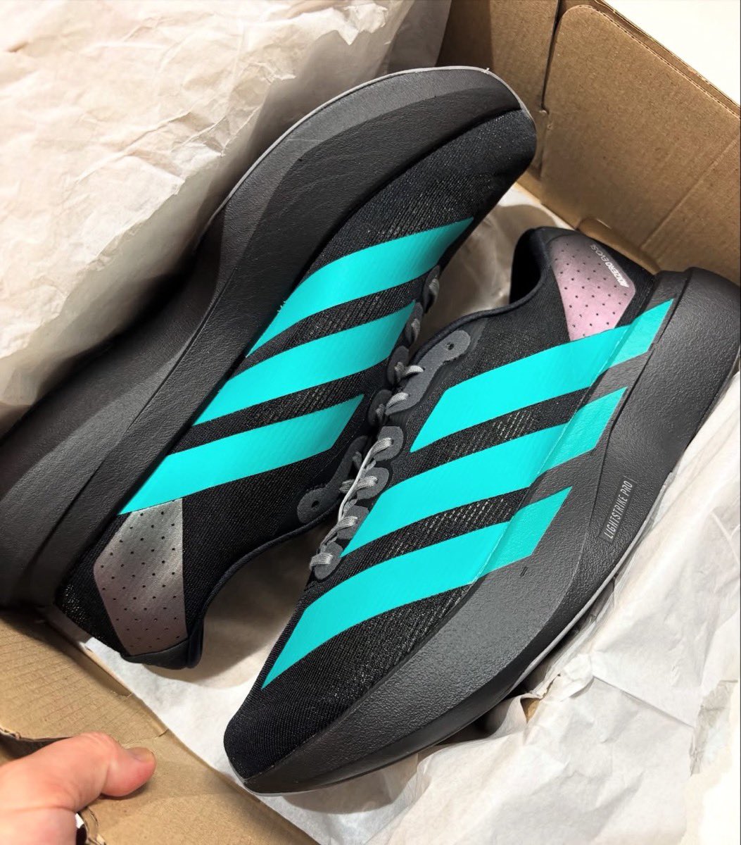 adidas『Adizero Evo SL M “Core Black/Pure Teal”』が国内7月18日（金