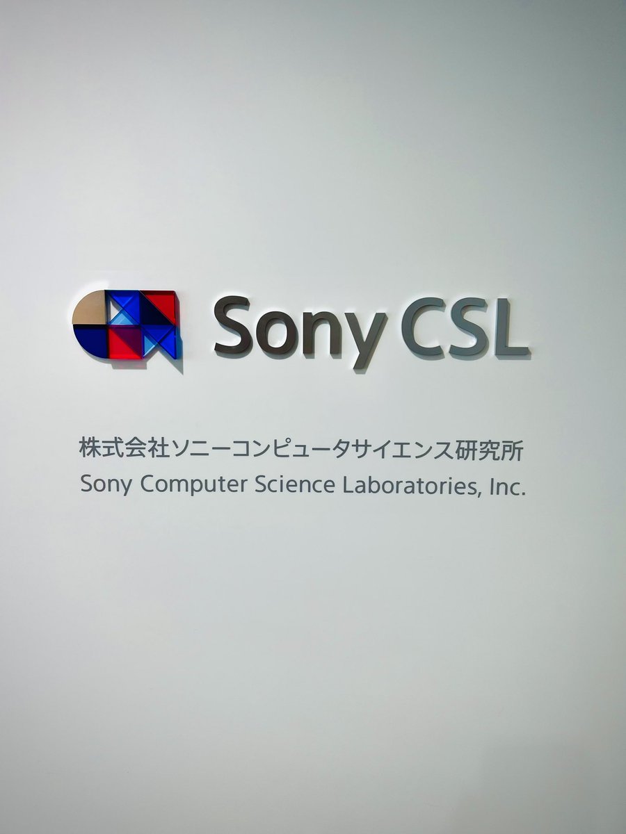 ArimuneY's tweet photo. 今日はSony CSL
#SonyCSL https://t.co/Z1bZigztYH