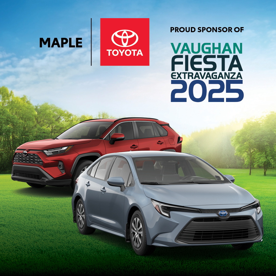 MapleToyota_'s tweet photo. Maple Toyota is proud to sponsor the 2025 Vaughan Fiesta Extravaganza tomorrow! 🎉🇨🇦 Join us for a day of culture, community, and celebration — see you there! 💃🚗
#MapleToyota #FiestaExtravaganza2025 #VaughanEvents #CommunityDriven #ToyotaCanada https://t.co/bL4Q3byy11