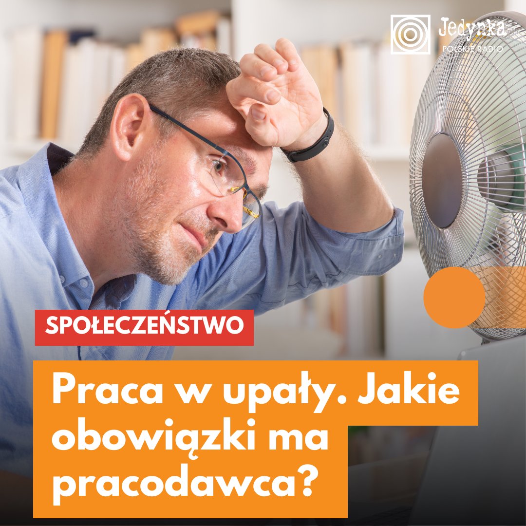 🔸W sytuacji, gdy ze względu na warunki atmosferyczne dochodzi do pogorszenia warunków pracy, pracodawca powinien podjąć działania, by je poprawić ☝️
➡️ Więcej na naszej stronie: jedynka.polskieradio.pl/artykul/3545619