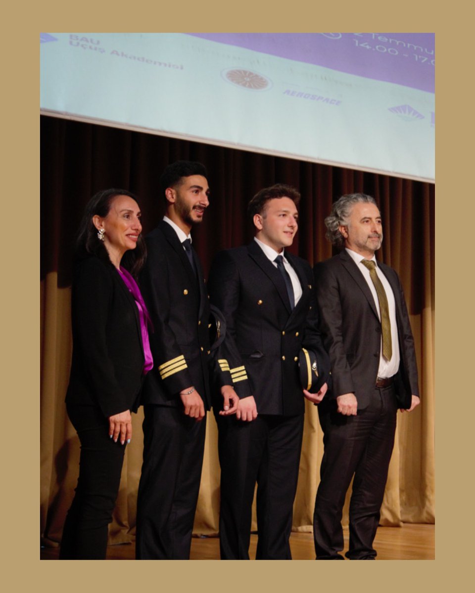 Bahçeşehir Üniversitesi’nin 2024/2025 dönemi Pilotaj Bölümü mezuniyet ve bröve takdim törenine, İnsan Kaynakları Müdürümüz Aysun Özkara ile Havacılık Veri Üretim Müdür Yardımcımız Kadir Akyol davetli olarak katılım sağladı. 
Havacılık kariyerlerine ilk adımlarını atan genç pilot