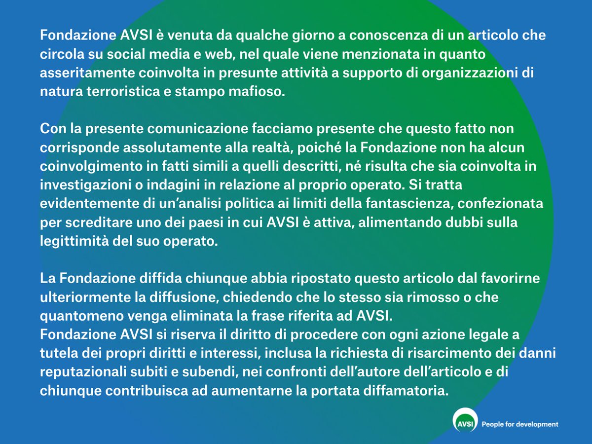 #Comunicato