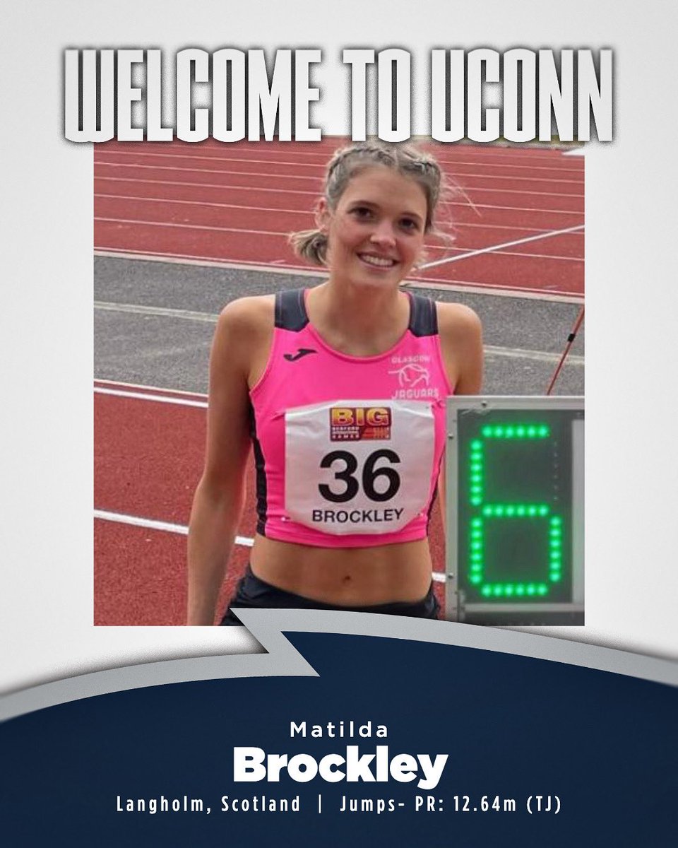 UConn Track &amp; Field is excited to welcome Matilda Brockley to Storrs! 💙🤍

#bleedblue #uconntfxc
