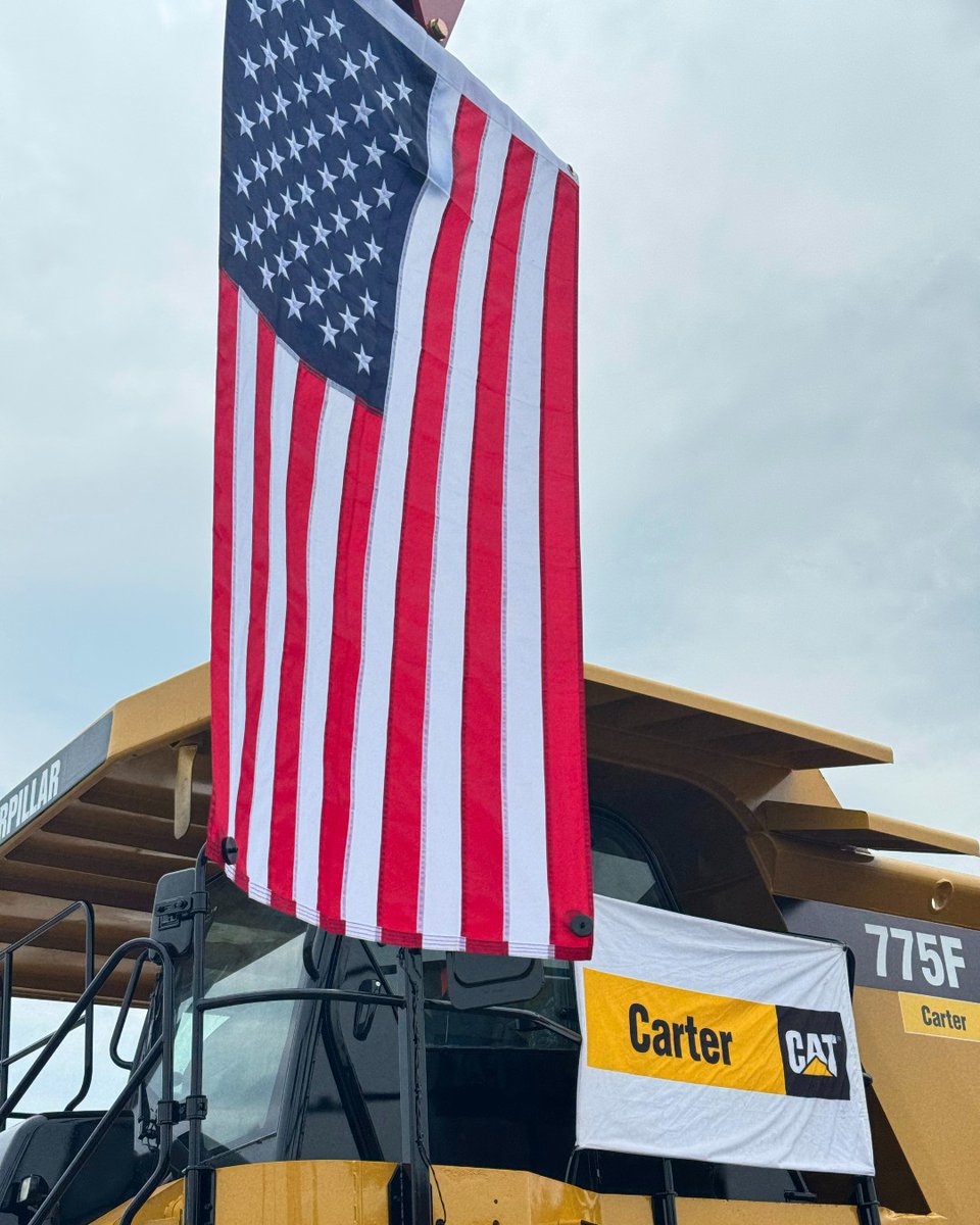 Carter Machinery will be closed on Friday, July 4 in observance of Independence Day.  We look forward to serving you when we reopen on Monday, July 7! Have a safe and happy 4th of July!