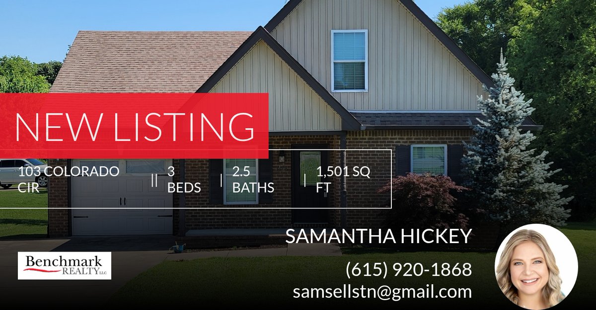 Sam_Gail's tweet photo. 📍 New Listing 📍 Take a look at this fantastic new property that just hit the market located at 103 Colorado Cir in Lebanon. Reach out here or at (615) 920-1868 for more information https://t.co/G8dcZaqWex https://t.co/Bv7pjkPUGQ
