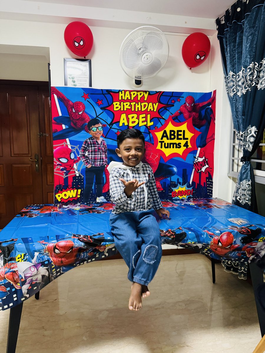 aandrewz's tweet photo. All set for his Birthday Celebration 🎉❤️😍💐 #HBDAbel https://t.co/cK7OK4nhJO