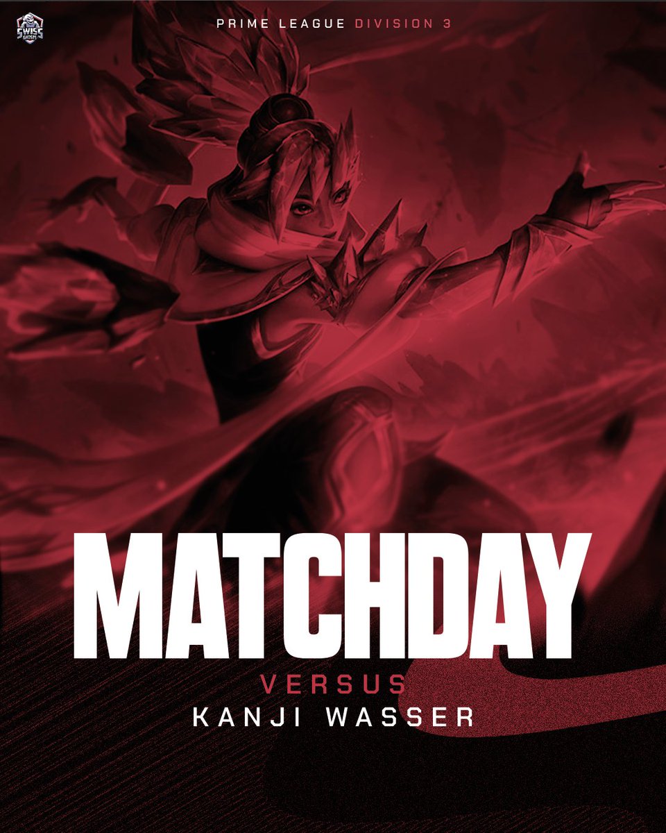 👻Prime League DIV3👻

After a long break, we’re back tonight. The team has trained hard and is ready to fight for its first win of the season.
Facing league leaders <a href="/KanjiEsports/">Kanji Esports</a> Wasser — can we rise to the challenge?

🎥 Midlane POV: twitch.tv/thaizz_lol
🕗 20:00

#CHG
