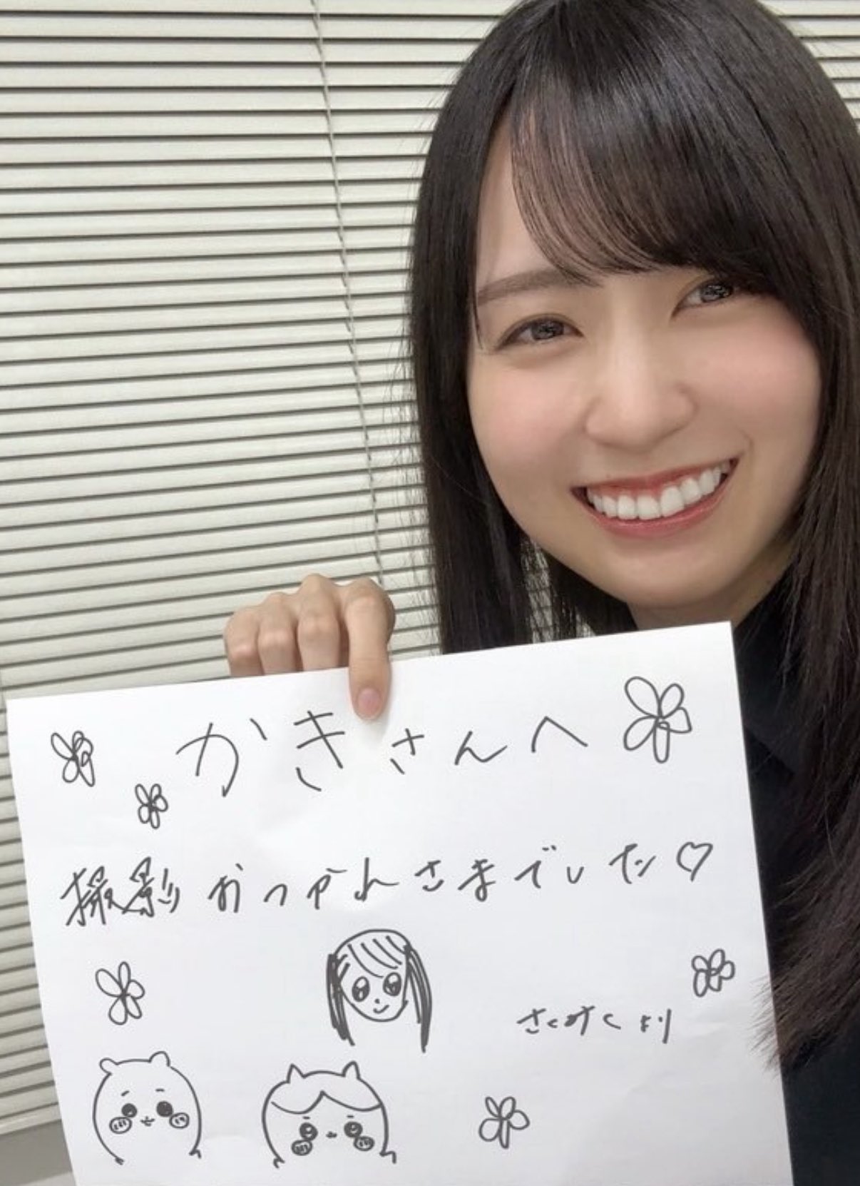 似顔絵世界大会チャンピオン「ちひろ」>【額付き】似顔絵 1名分