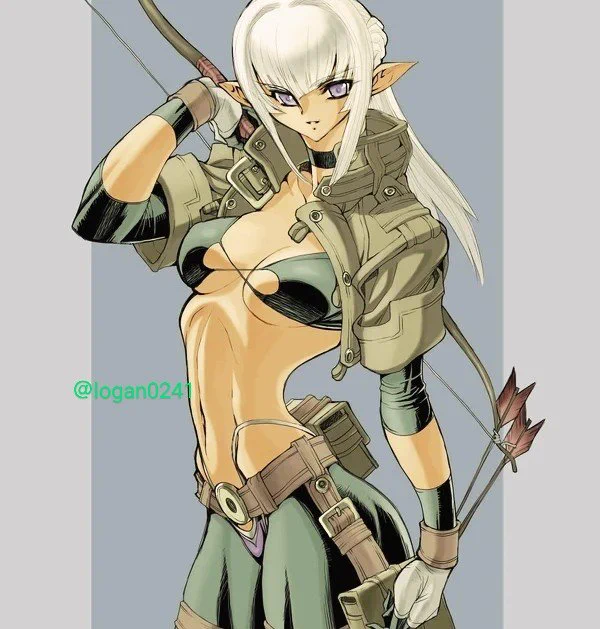 #これを見た人は緑色の画像を貼れ エルフと言えば緑