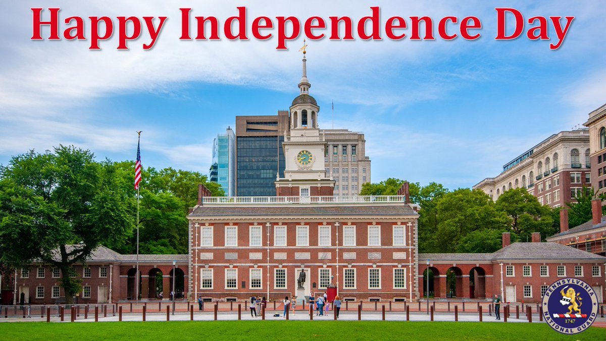 PANationalGuard's tweet image. Happy Independence Day from the birthplace of our nation! 🇺🇸