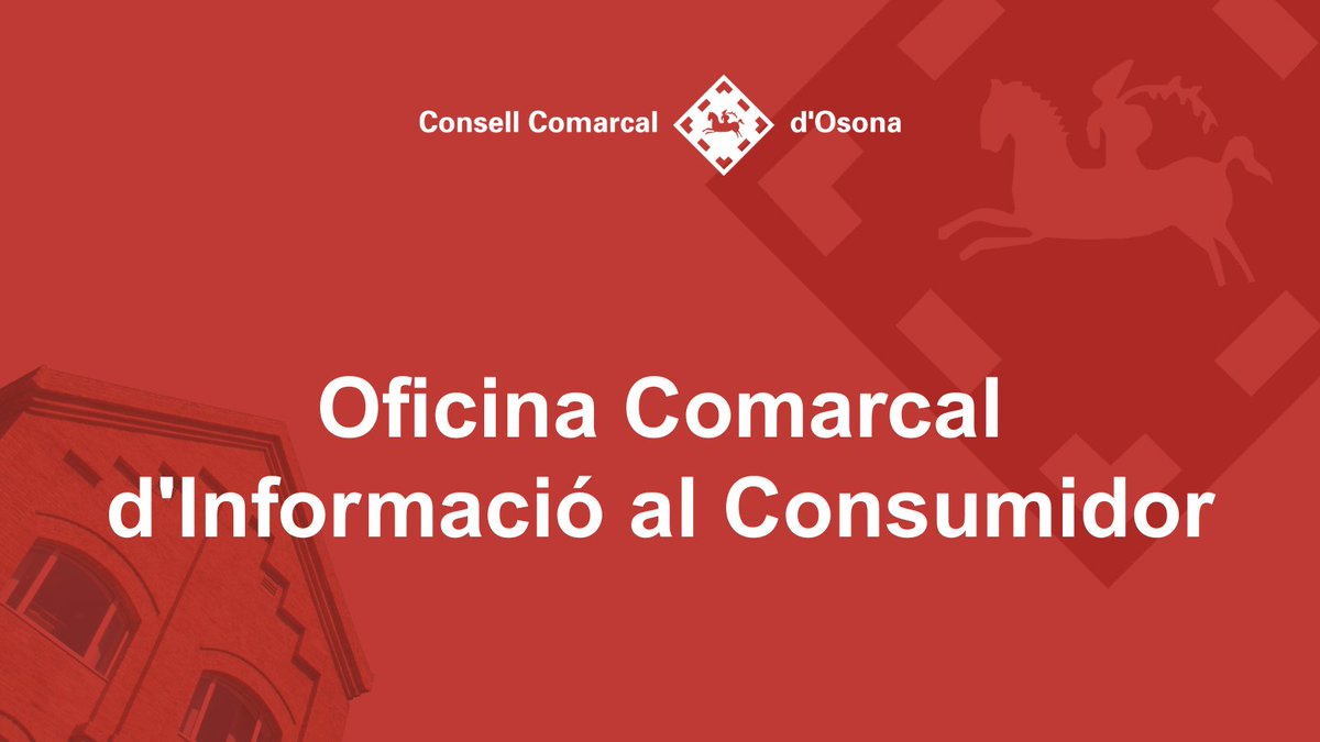 ConsellOsona's tweet image. 🔎 Tens dubtes o problemes com a consumidor?
L’Oficina d’Atenció al Consumidor d’Osona t’ajuda amb queixes, reclamacions i mediació. També t’informem sobre els teus drets i oferim formació en consum responsable.
📢 Informa’t! ccosona.cat/serveis/servei…
#ConsumResponsable #Osona