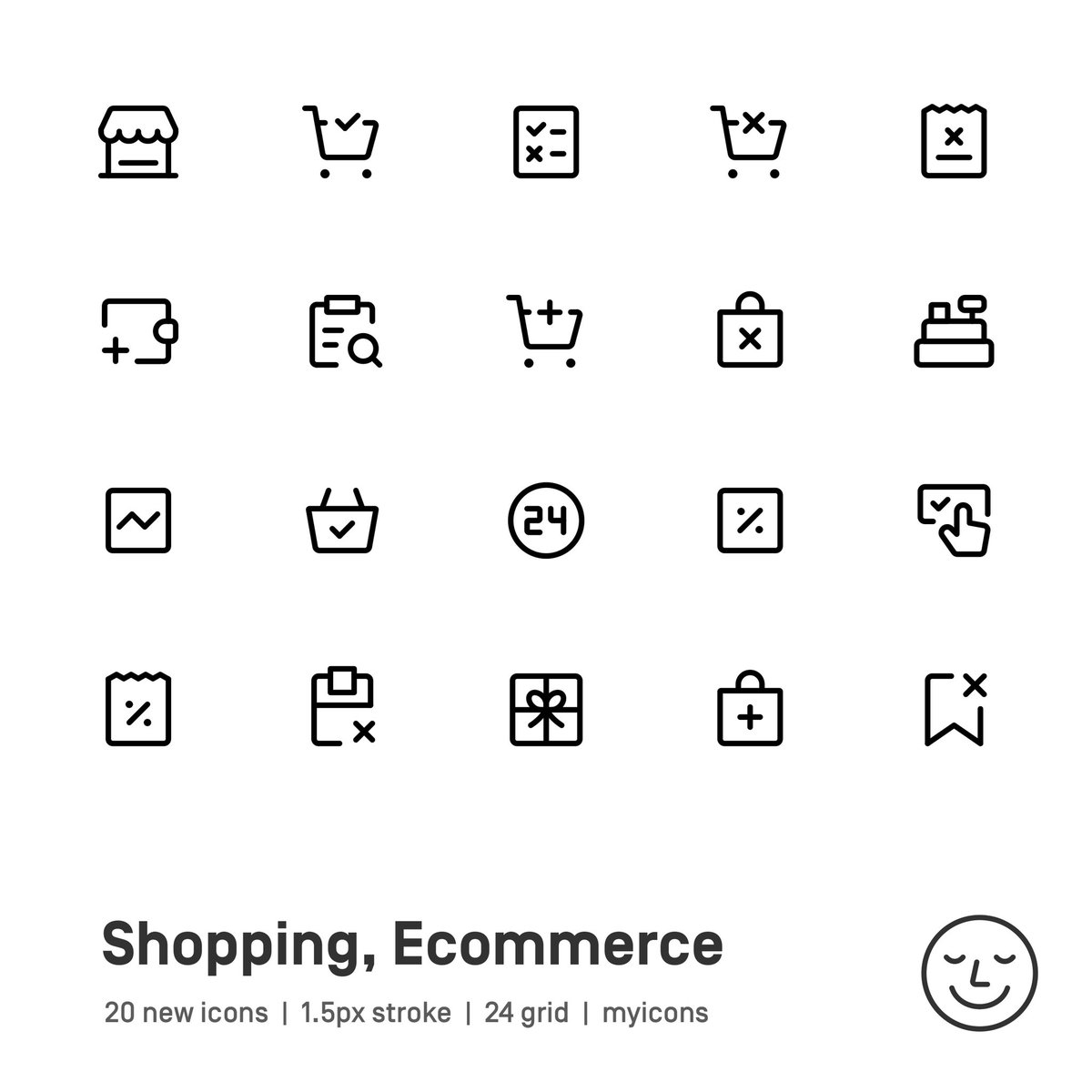 line_icons's tweet photo. ✨ +20 new Shopping, Ecommerce line icons
Check out the full icon library (15,500+ icons in total)
✨ https://t.co/Ii3f6K3VQp
💫 Free update ⚡Growing pack
#ui #uidesign #lineicons #flaticons #icons #interfaceicons #iconpack #iconspack #Iconpack #uidesigner #figma https://t.co/3XC7kFm6gp