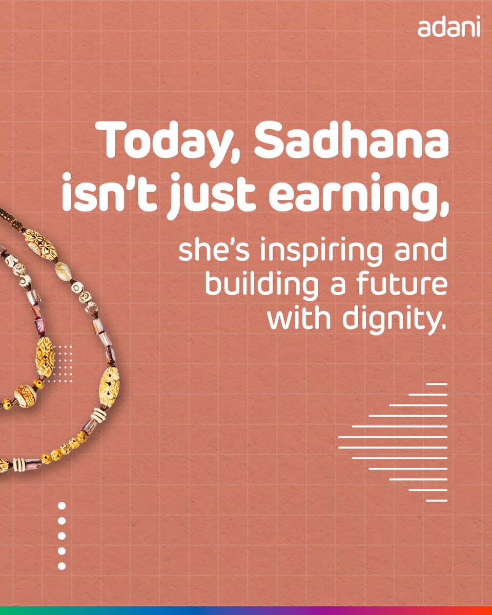 Adani Group (@adanionline) on Twitter photo Sadhana never thought sheтАЩd become an entrepreneur. But when her family needed her the most, she stepped up.
With the support of the <a href="/AdaniFoundation/">Adani Foundation</a>тАЩs Swabhimaan initiative, she learned how to start and run a business. What began with selling cutlery soon grew into a second Sadhana never thought sheтАЩd become an entrepreneur. But when her family needed her the most, she stepped up.
With the support of the <a href="/AdaniFoundation/">Adani Foundation</a>тАЩs Swabhimaan initiative, she learned how to start and run a business. What began with selling cutlery soon grew into a second