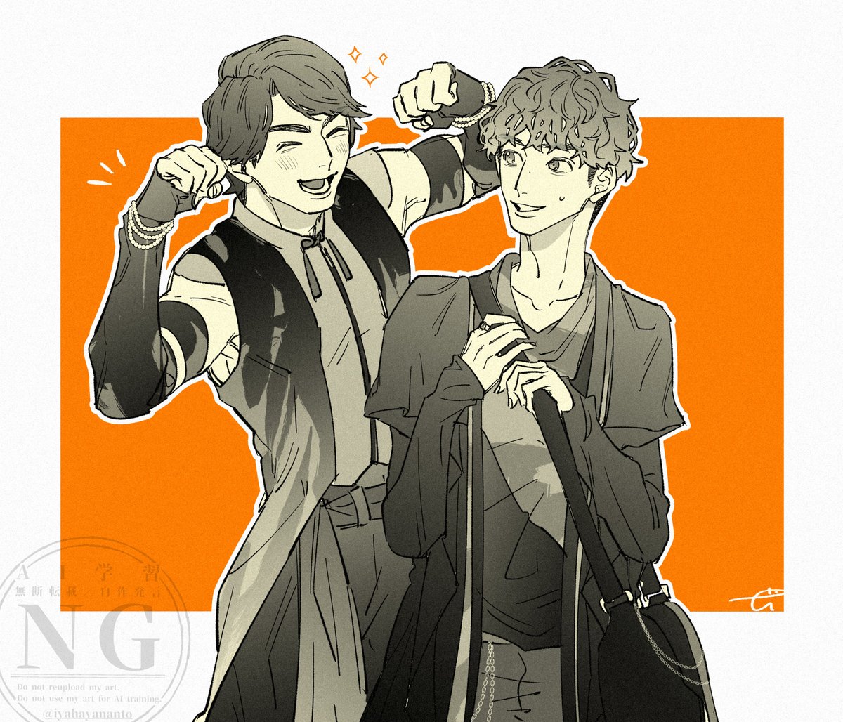 💪🐱ジロウちゃんと玄蕃さん
リクエストありがとうございました！☺