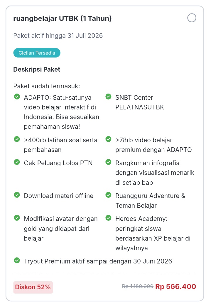 hifyus's tweet photo. @schfess Aku rekomendasiin paket ini nderr. Bisa dicicil juga. Klo mau info lebih lanjut bisa wa/dm aku yaa https://t.co/8cNJmchVQV