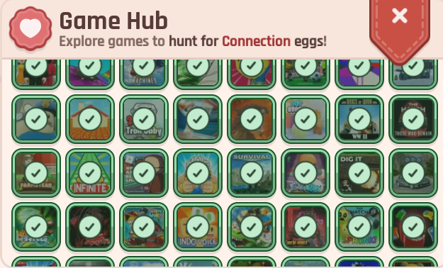 Just got Done with All Connection Egg Games Time to Move onto Light Next, My Goal is to 100% this Event just like I did for the Other Ones #TheHatch #ROBLOX
