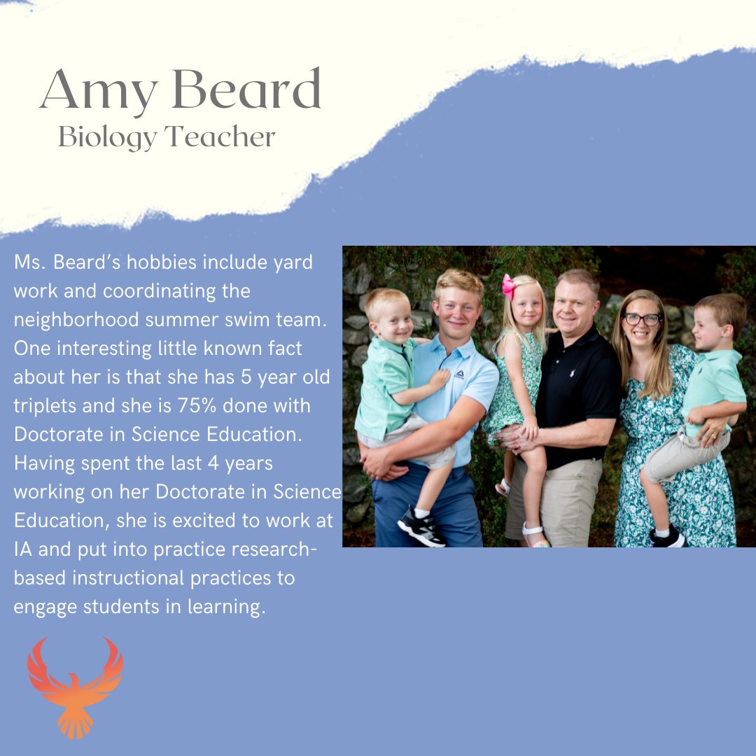 FCS Innovation Academy (@iafultonschools) on Twitter photo It's Thursday... why not introduce two new staff members today?! Meet Amy Beard, a new Biology teacher for the 25-26 school year. She comes to us with lots of experience and expertise. Make to say hello at Info Days! <a href="/ia_kent/">Scott Kent</a> <a href="/iaptso/">Innovation Academy PTSO</a> <a href="/FultonCoSchools/">FultonCountySchools</a> <a href="/FultonZone7/">Dr. Crumbley</a> #newstaffalert It's Thursday... why not introduce two new staff members today?! Meet Amy Beard, a new Biology teacher for the 25-26 school year. She comes to us with lots of experience and expertise. Make to say hello at Info Days! <a href="/ia_kent/">Scott Kent</a> <a href="/iaptso/">Innovation Academy PTSO</a> <a href="/FultonCoSchools/">FultonCountySchools</a> <a href="/FultonZone7/">Dr. Crumbley</a> #newstaffalert