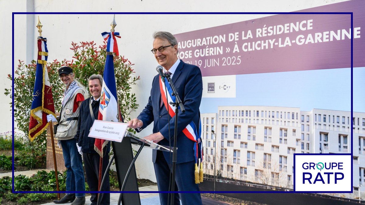 [#Territoires] 🏢 Le 19 juin a été inaugurée la résidence Rose Guérin : un projet au cœur de la <a href="/villeclichy/">Ville de Clichy-la-Garenne</a> qui inclue des logements étudiants et familiaux #RATPHabitat, filiale #groupeRATP, et qui favorise la mobilité douce sur le territoire, grâce à sa piste cyclable 🚴‍♀️