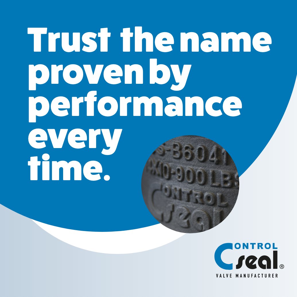 ControlSeal_Int's tweet image. State of the art valve solutions proudly developed and manufactured in the Netherlands.

Control Seal - Tested. Trusted. Certified.