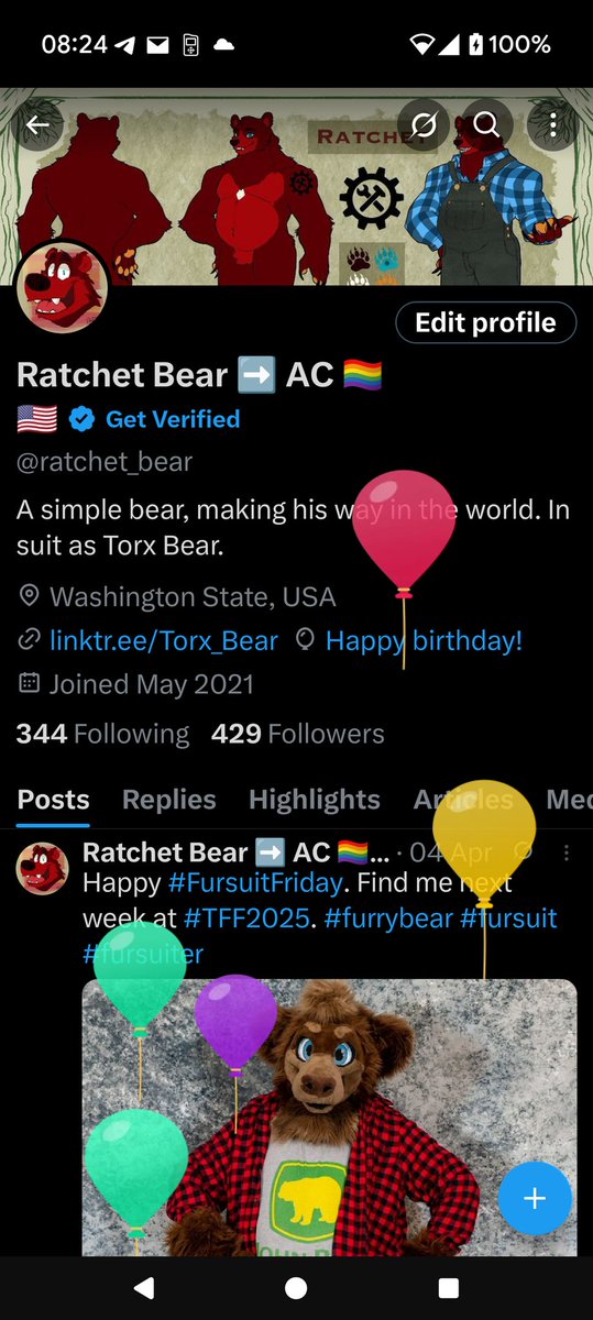 Torx Bear ➡️ Furlandia ➡️ AC 🏳️🌈🇺🇸 tweet media