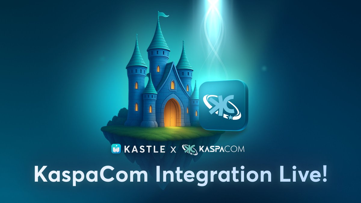 Kastle Wallet (@kastlewallet) on Twitter photo 🚀 We’re live on <a href="/KaspaCom/">KaspaCom ⚡️</a> — the leading marketplace for KRC20s, NFTs & KNS domains!
You can now use Kastle to seamlessly:
💱 Trade KRC20 tokens
🎨 Trade KRC721 NFTs
🔡 Inscribe & Trade KNS
All powered by the beauty & speed of your favorite wallet 🏰⚡
🧪 Dive in & let us know 🚀 We’re live on <a href="/KaspaCom/">KaspaCom ⚡️</a> — the leading marketplace for KRC20s, NFTs & KNS domains!
You can now use Kastle to seamlessly:
💱 Trade KRC20 tokens
🎨 Trade KRC721 NFTs
🔡 Inscribe & Trade KNS
All powered by the beauty & speed of your favorite wallet 🏰⚡
🧪 Dive in & let us know