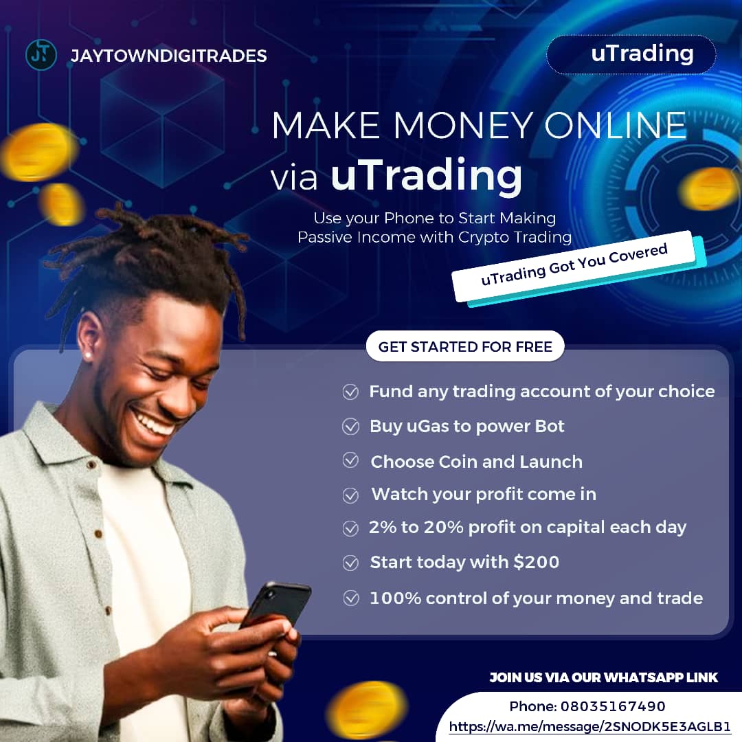 GOOD NEWS
EARN OVER 2% TO 10% DAILY BY YOURSELF 
setup your trade by yourself Without Giving your Money to Anyone

THIS IS THE MOST POWERFUL MONEY MAKING SYSTEM IN THE WORLD OF CRYPTO
Which System beats this one and pays you upto 10% daily while you are in control of your capital